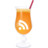 RSS orange cocktail Icon